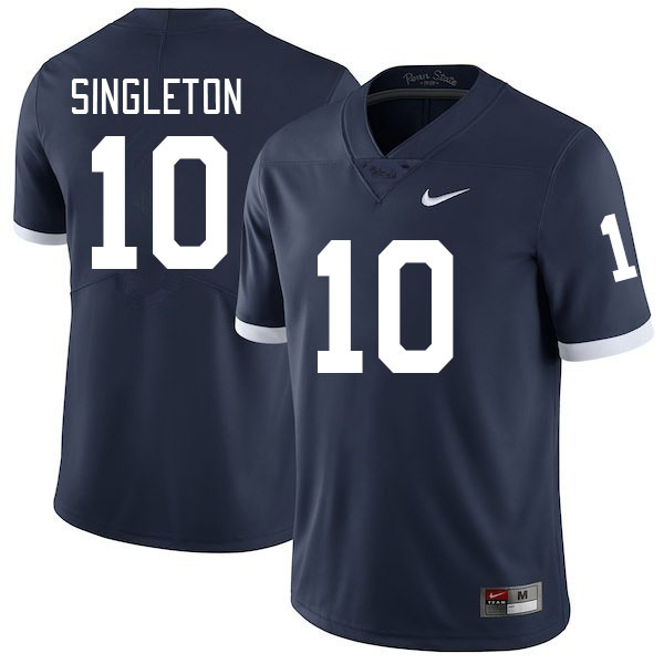 Penn State Nittany Lions #10 Nicholas Singleton College Football Jerseys Stitched Sale-Retro